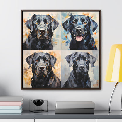 Black Lab Brushstrokes