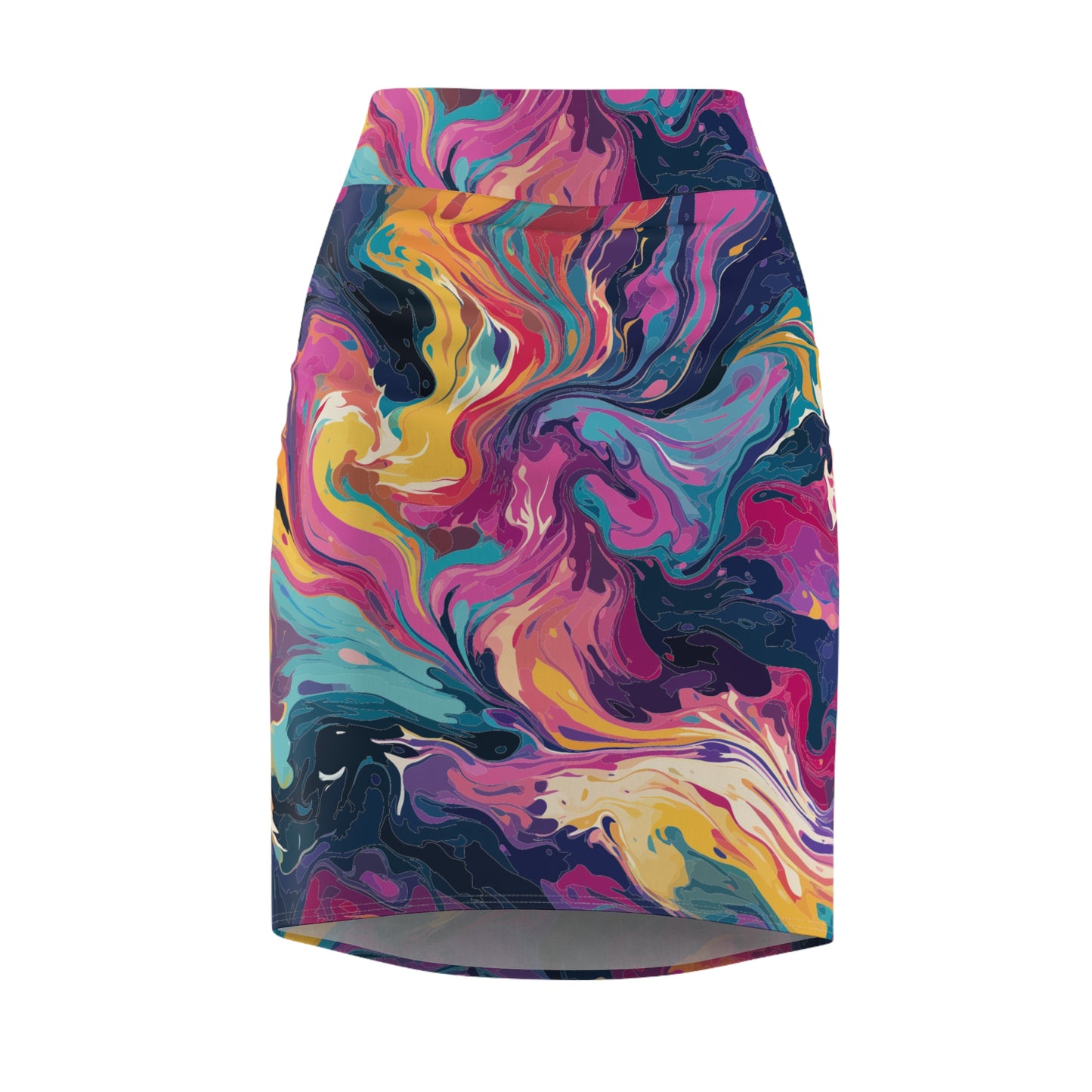 Tie-Dye Delight Pencil Skirt