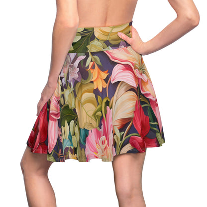 All Floral Skater Skirt