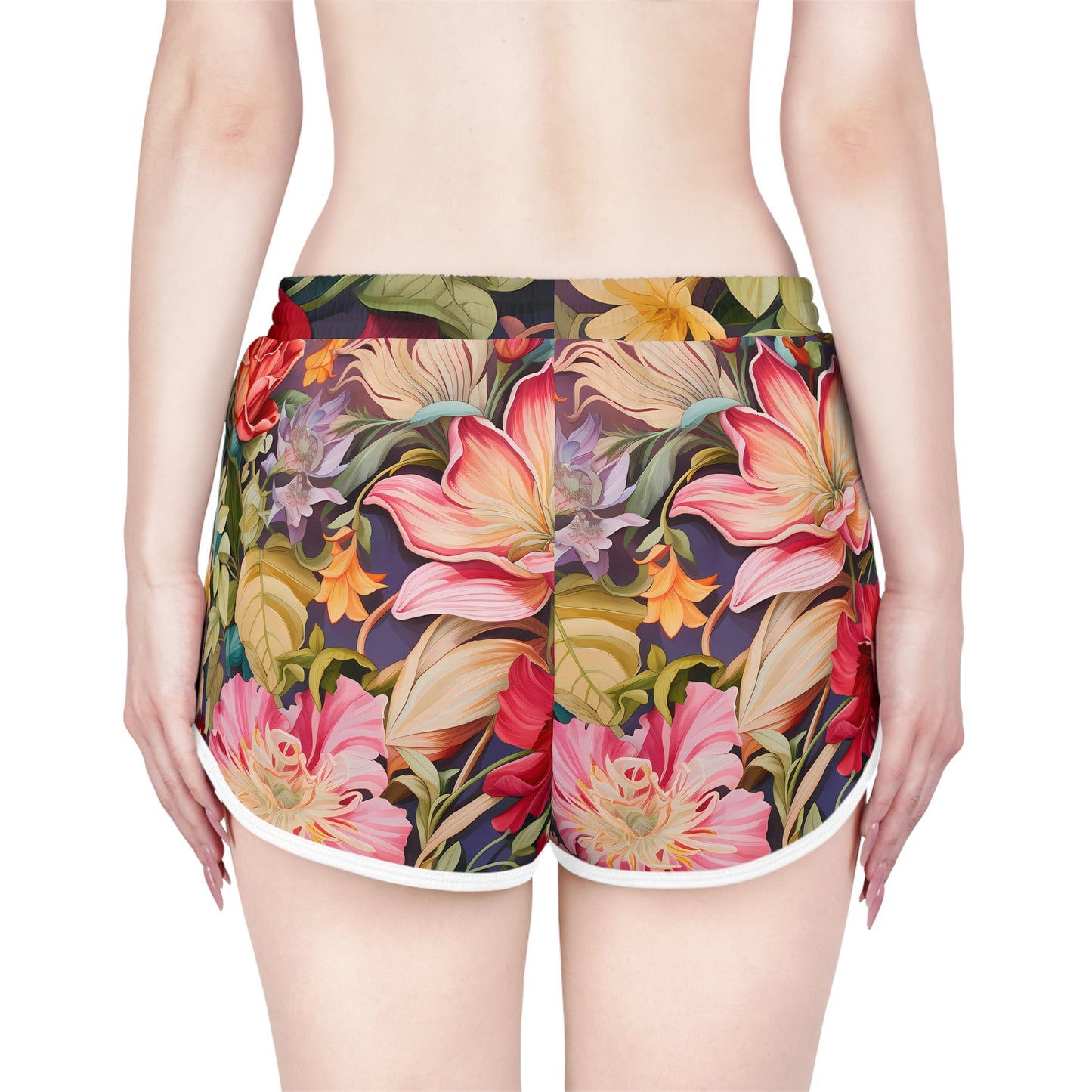 All Floral Womens Relaxed Shorts