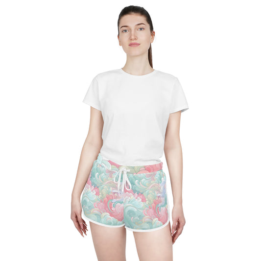 Pastel Pop Womens Relaxed Shorts