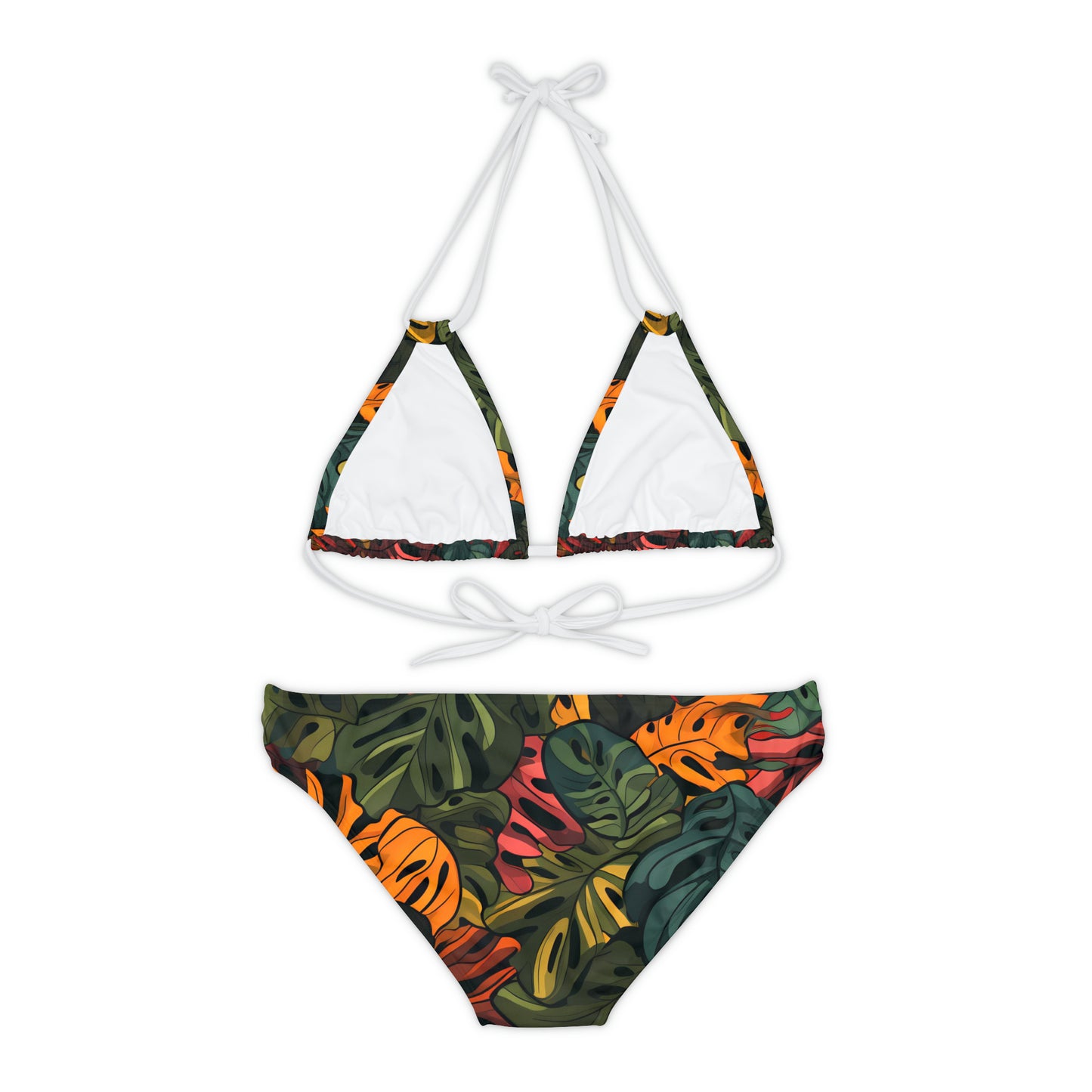 Jungle Camo Strappy Bikini Set