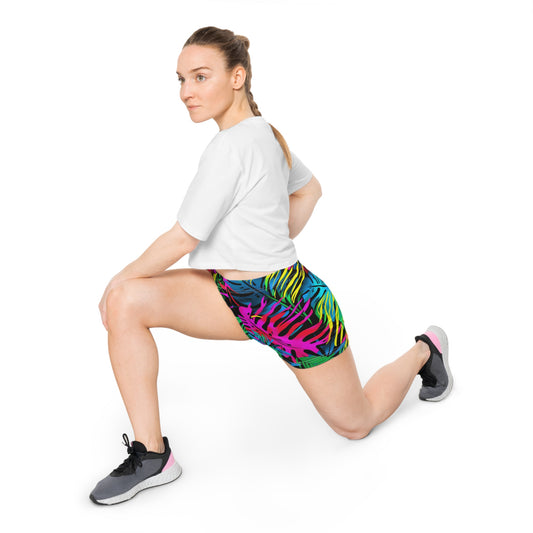 Neon Jungle Womens Workout Shorts