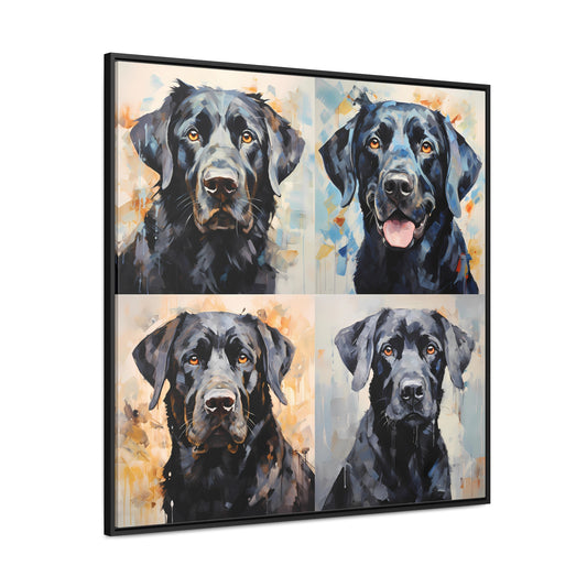 Black Lab Brushstrokes