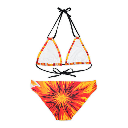 Sunburst Strappy Bikini Set