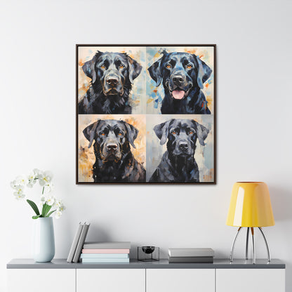 Black Lab Brushstrokes