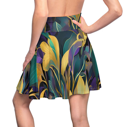 Tropical Botanical Skater Skirt