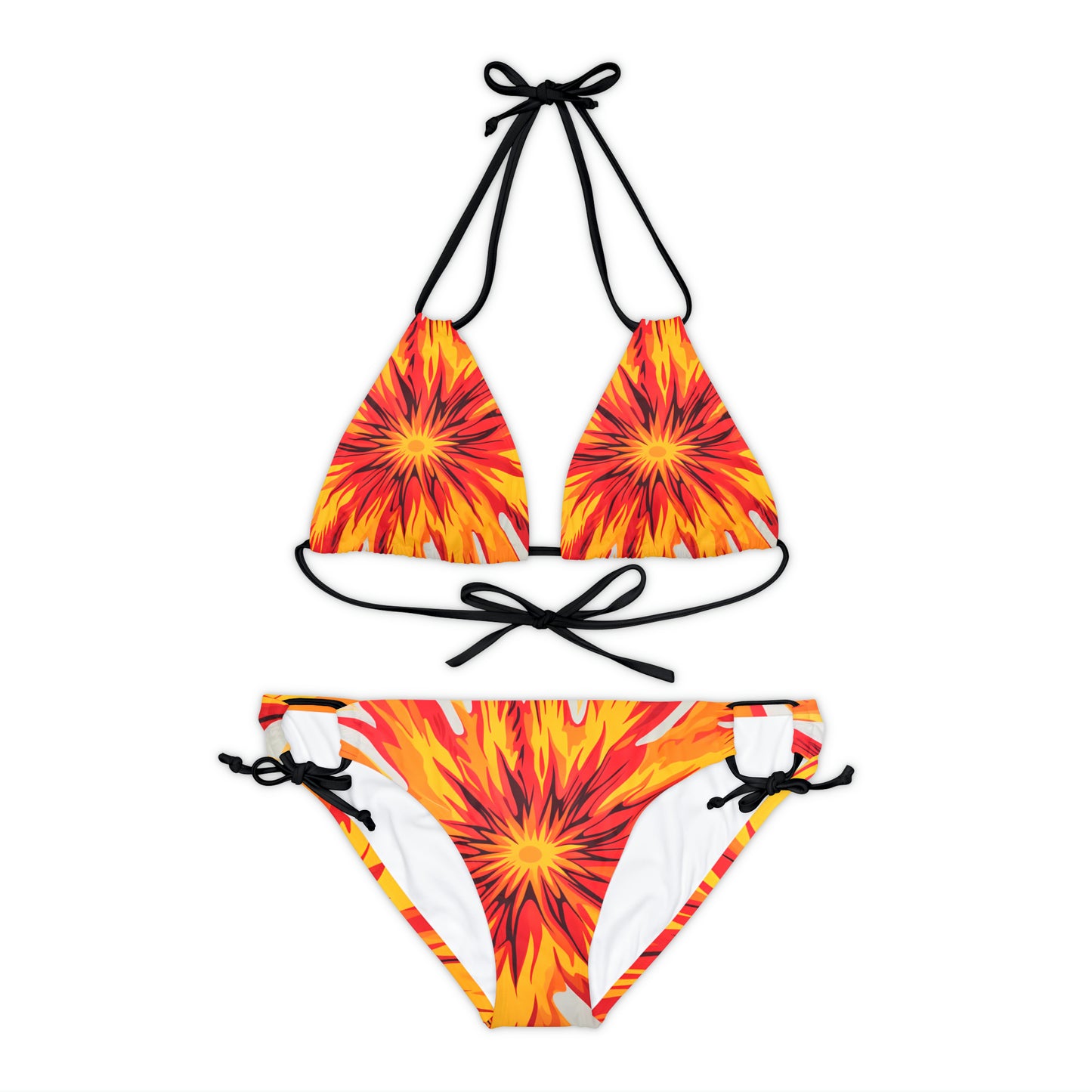 Sunburst Strappy Bikini Set