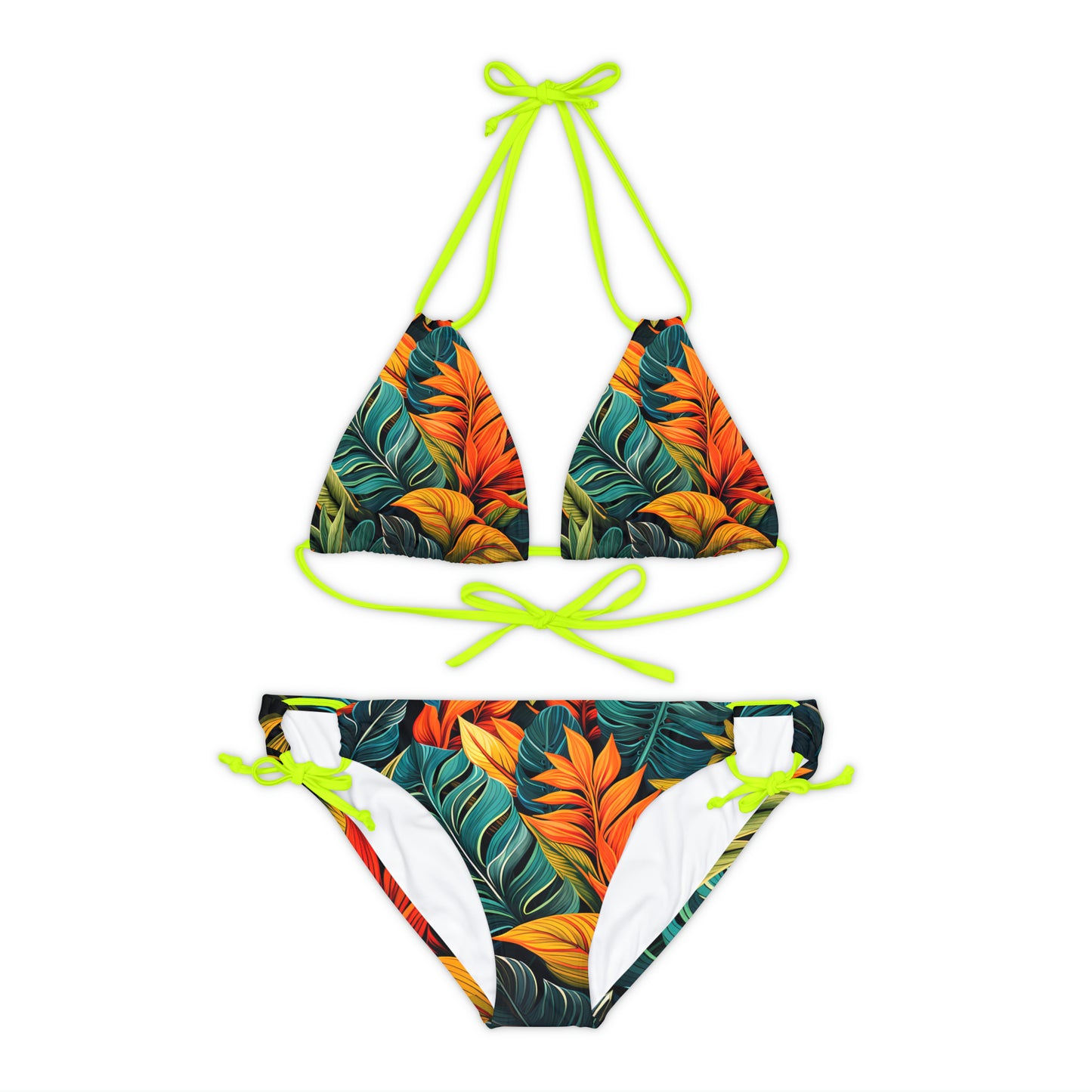 Bold Jungle Strappy Bikini Set